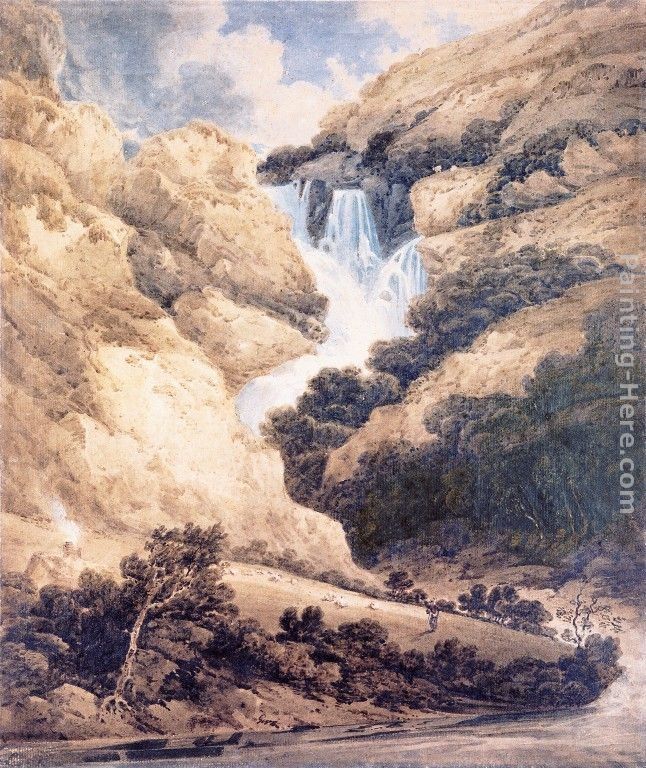 Thomas Girtin Ogwen Falls, North Wales
